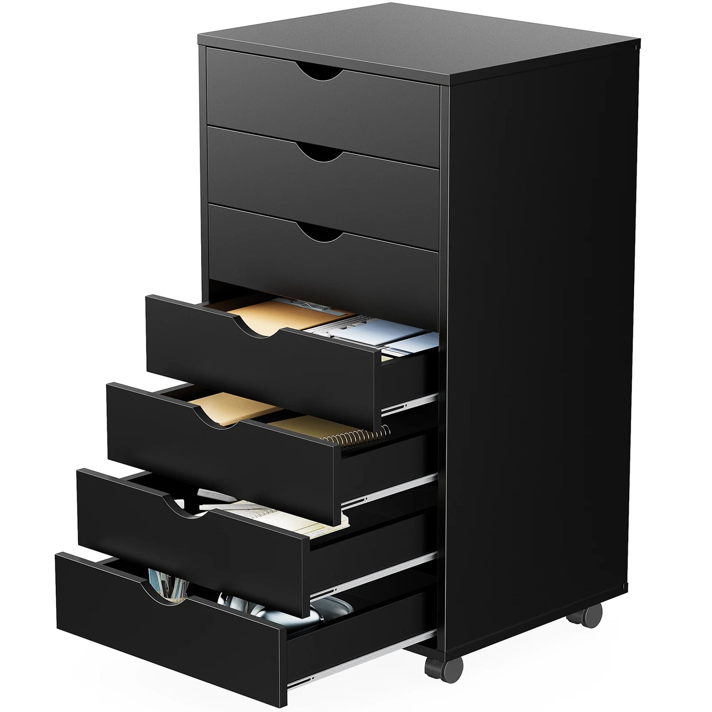 JHK 7-Drawer Chest Wheels Storage Organizer Bedroom