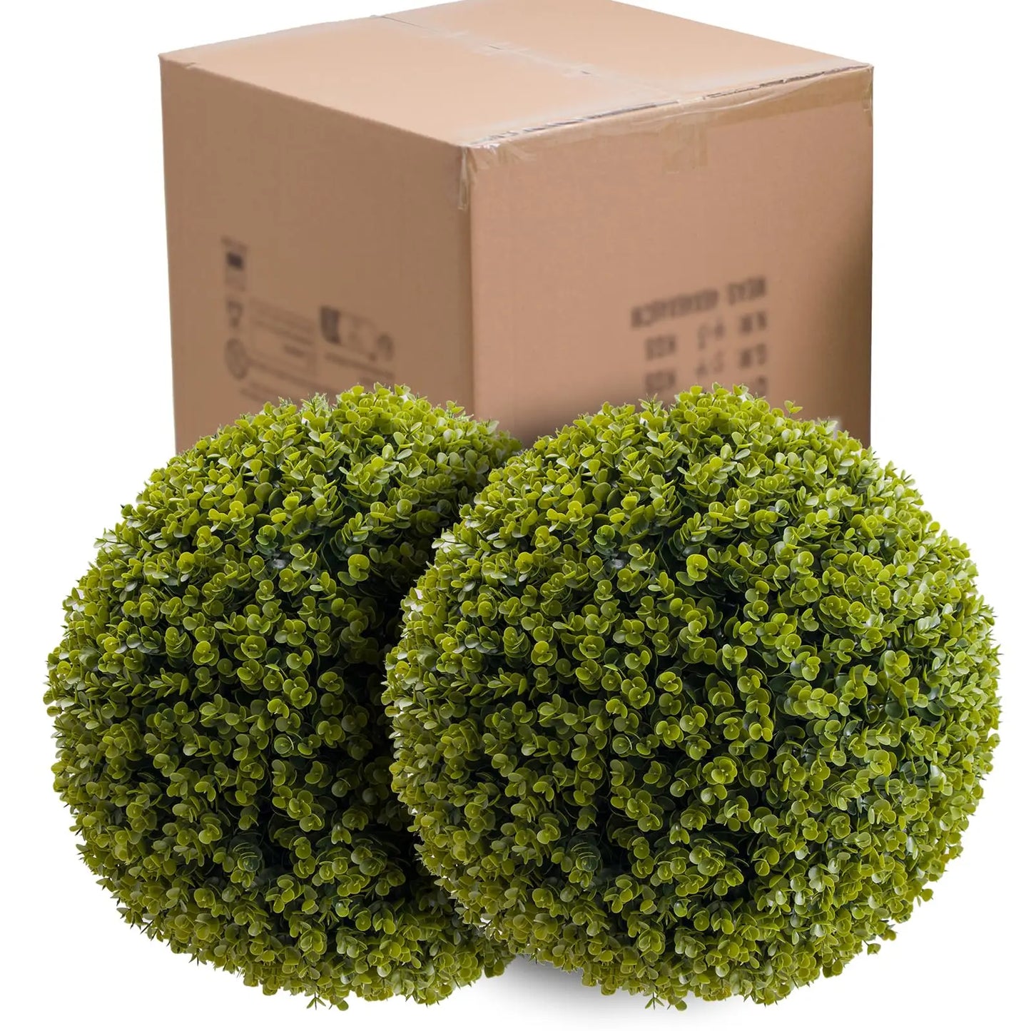 Studyset Artificial Topiary Balls Outdoor Decor Set Of Two