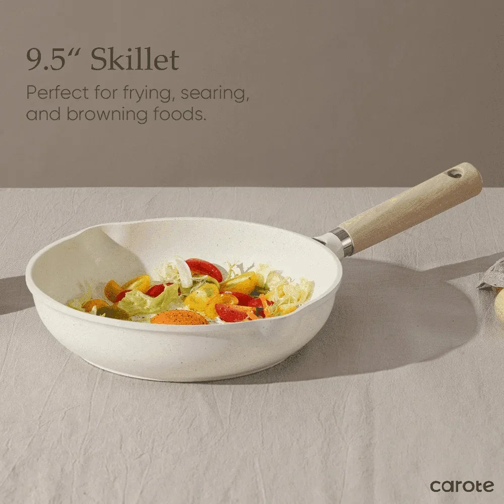 Nonstick Frying Pan With Granite Coating For Induction Cookware