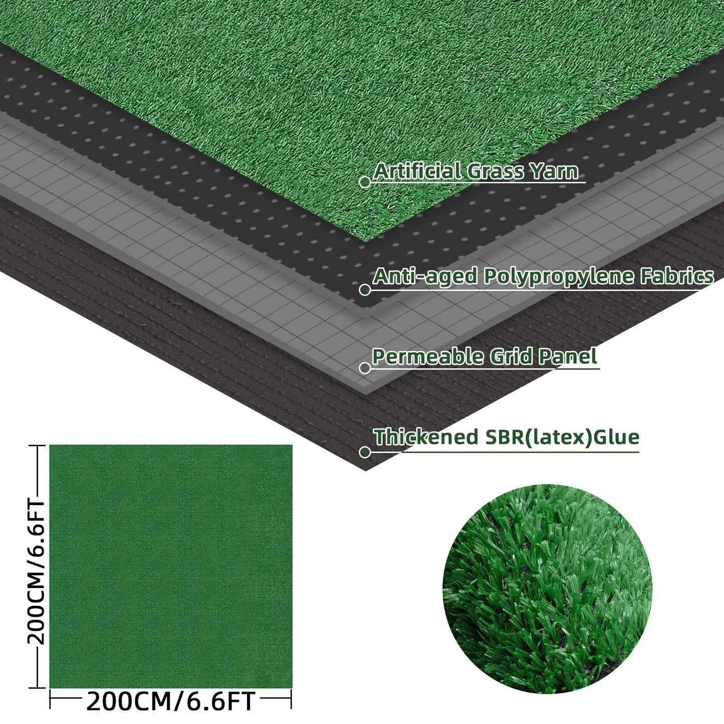 200-400cm Artificial Grassland Simulation Moss Lawn Turf Fake Green Grass Mat Carpet DIY Micro Landscape Home Floor Decor