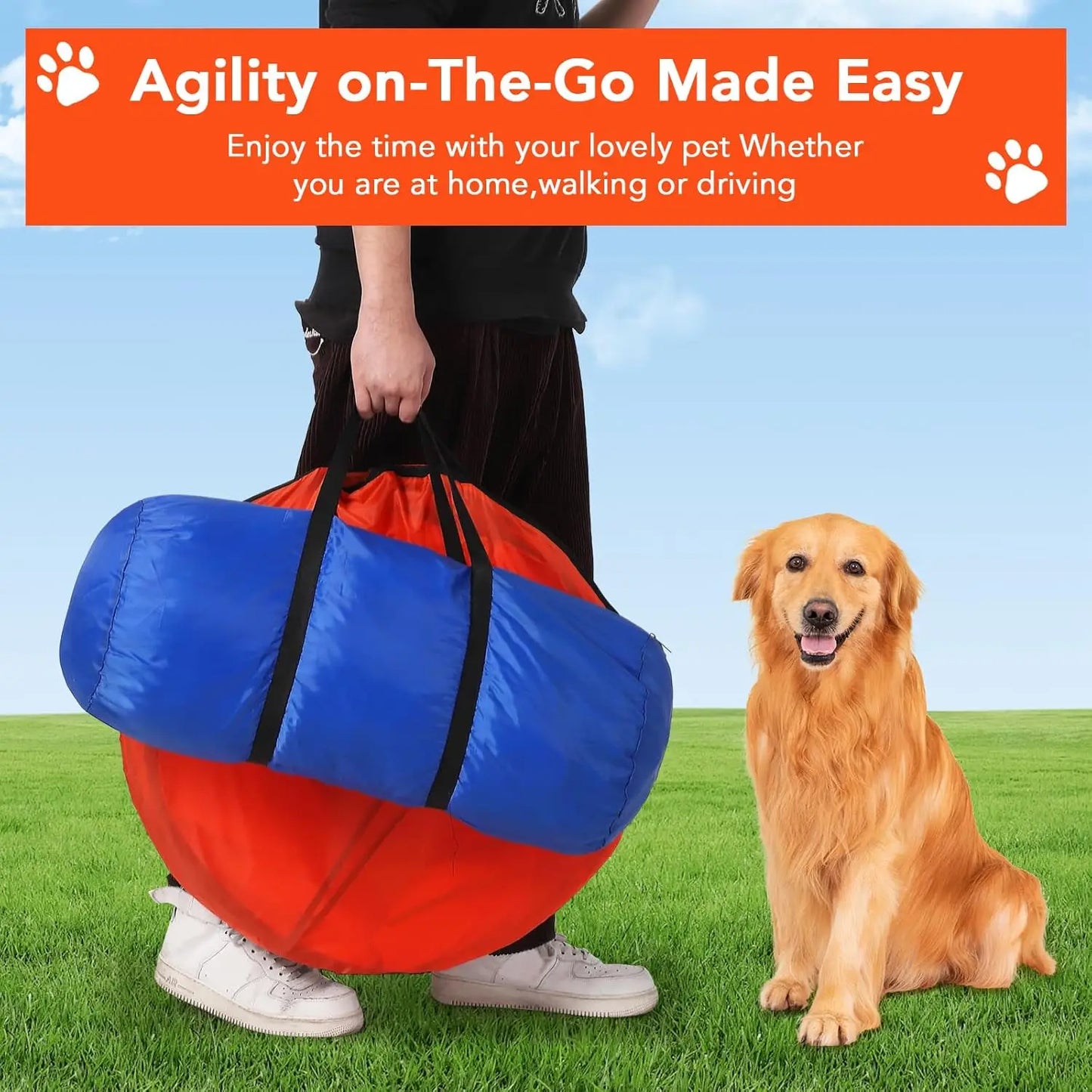 HiMIS Dog Agility Training Set Obstacle Course Kit