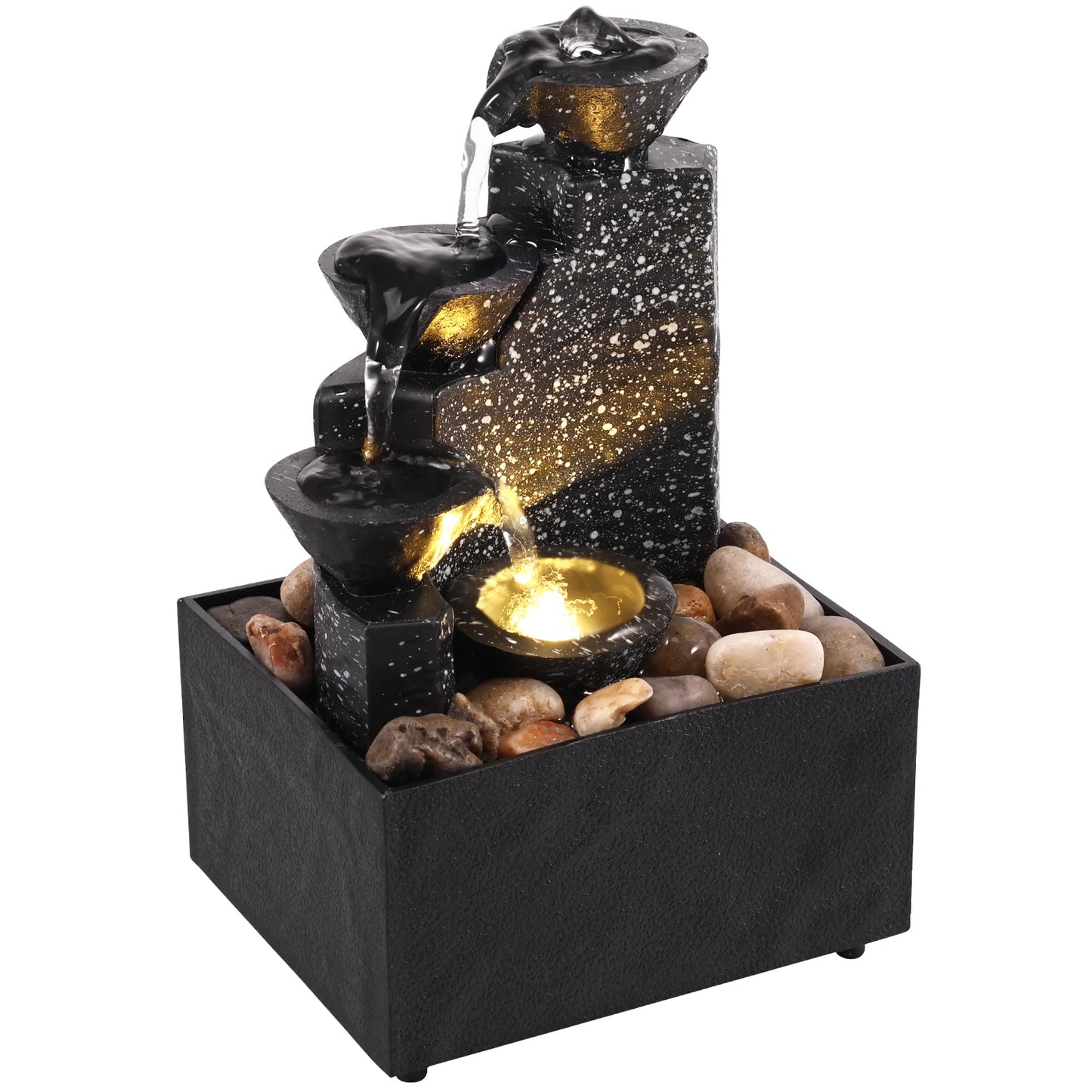 Art Waterfall Desktop Fountain Ornament For Living Room