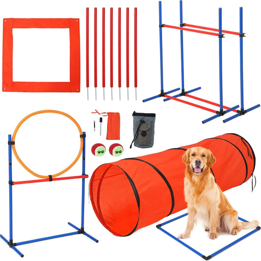 HiMIS Dog Agility Training Set Obstacle Course Kit