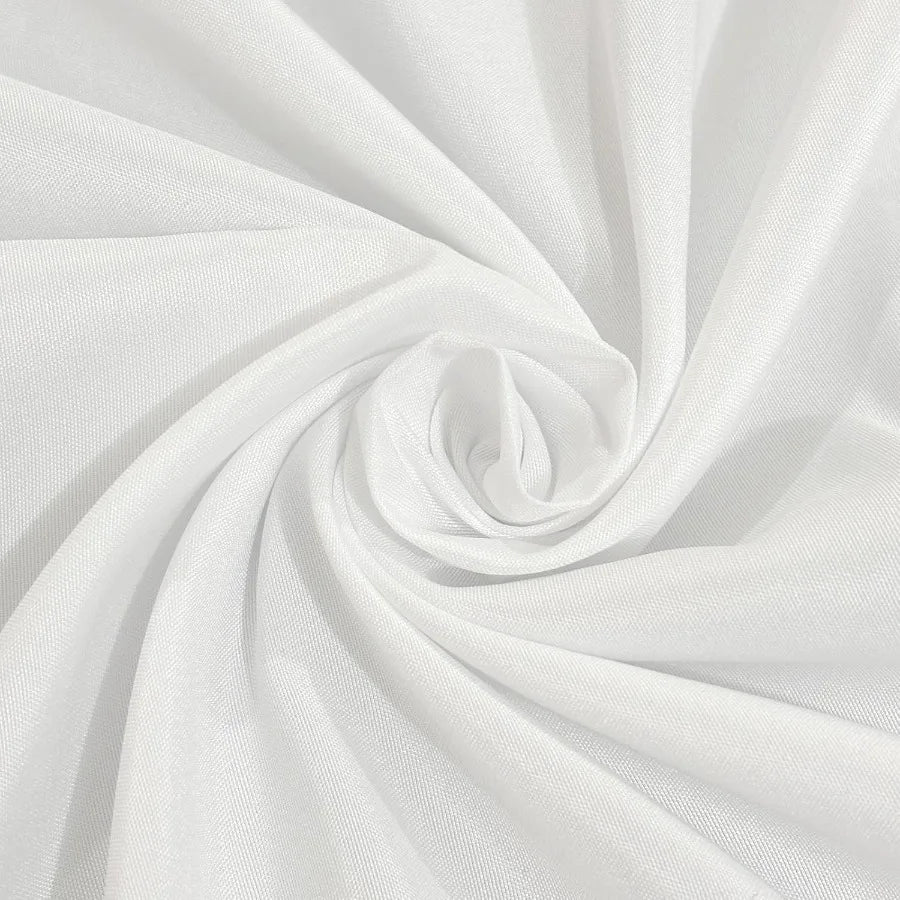 NONECN 10-Pack Round Tablecloths Polyester Washable Dining Banquet Cover