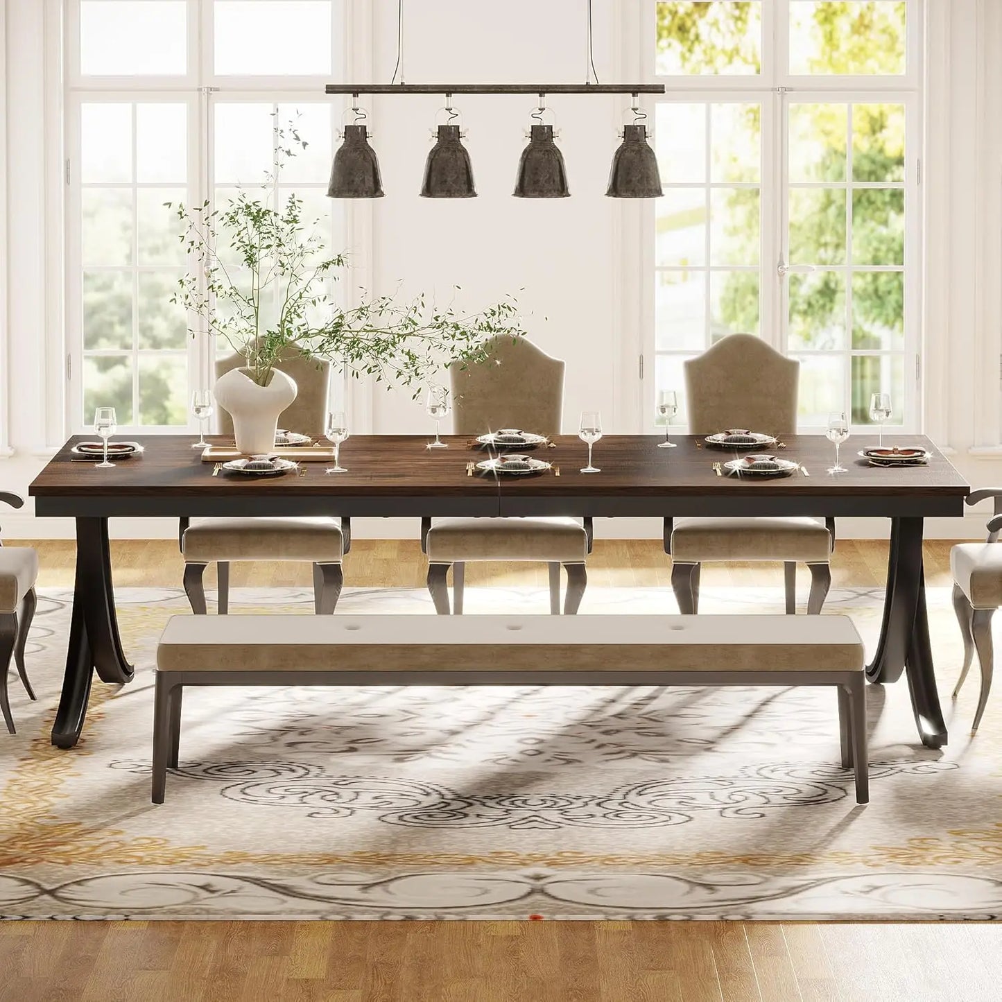 LITTLE TREE Rectangular Dining Table For Six To Eight