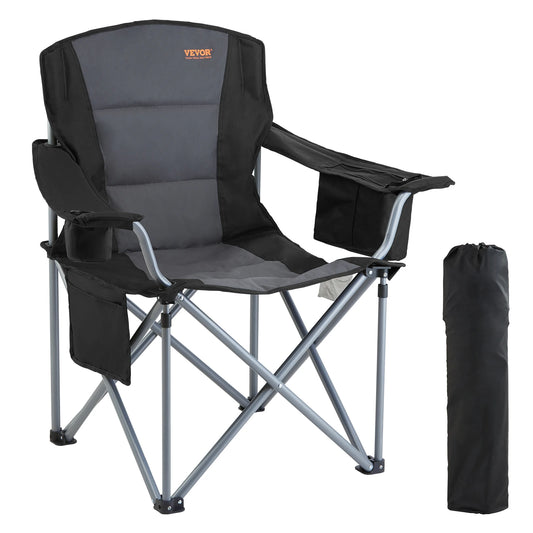 VEVOR Camping Folding Chair For Adults With Quad Lumbar Support