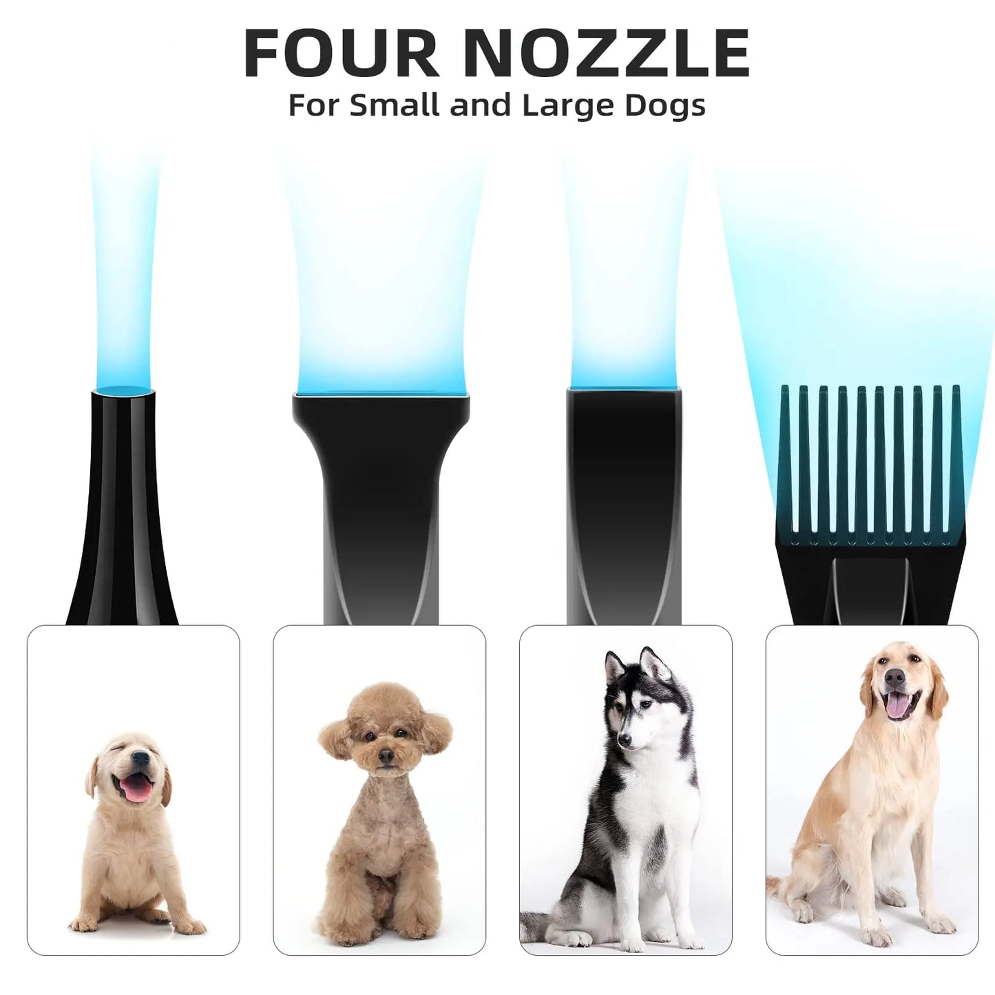 Dog Hair Dryer 2800W Grooming Blower For Large Dogs