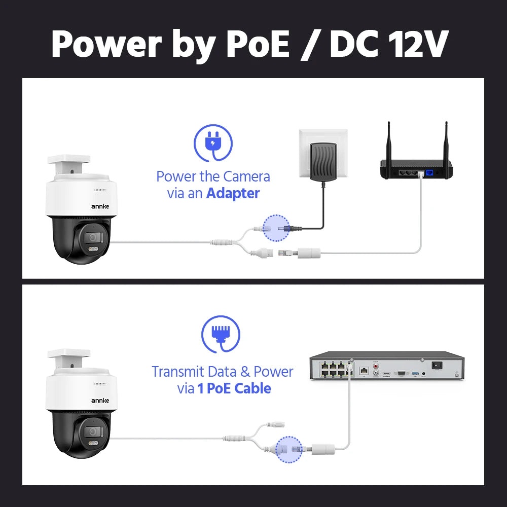 ANNKE 3K Smart Dual Light Network Dome Camera 12MP PoE