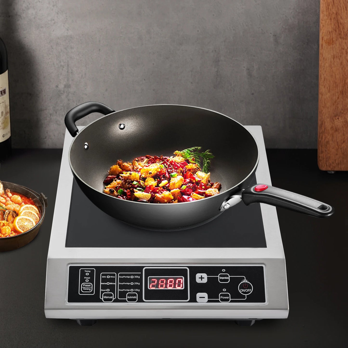 Sweetmile 3500W Induction Cooker 110V Countertop Cooktop