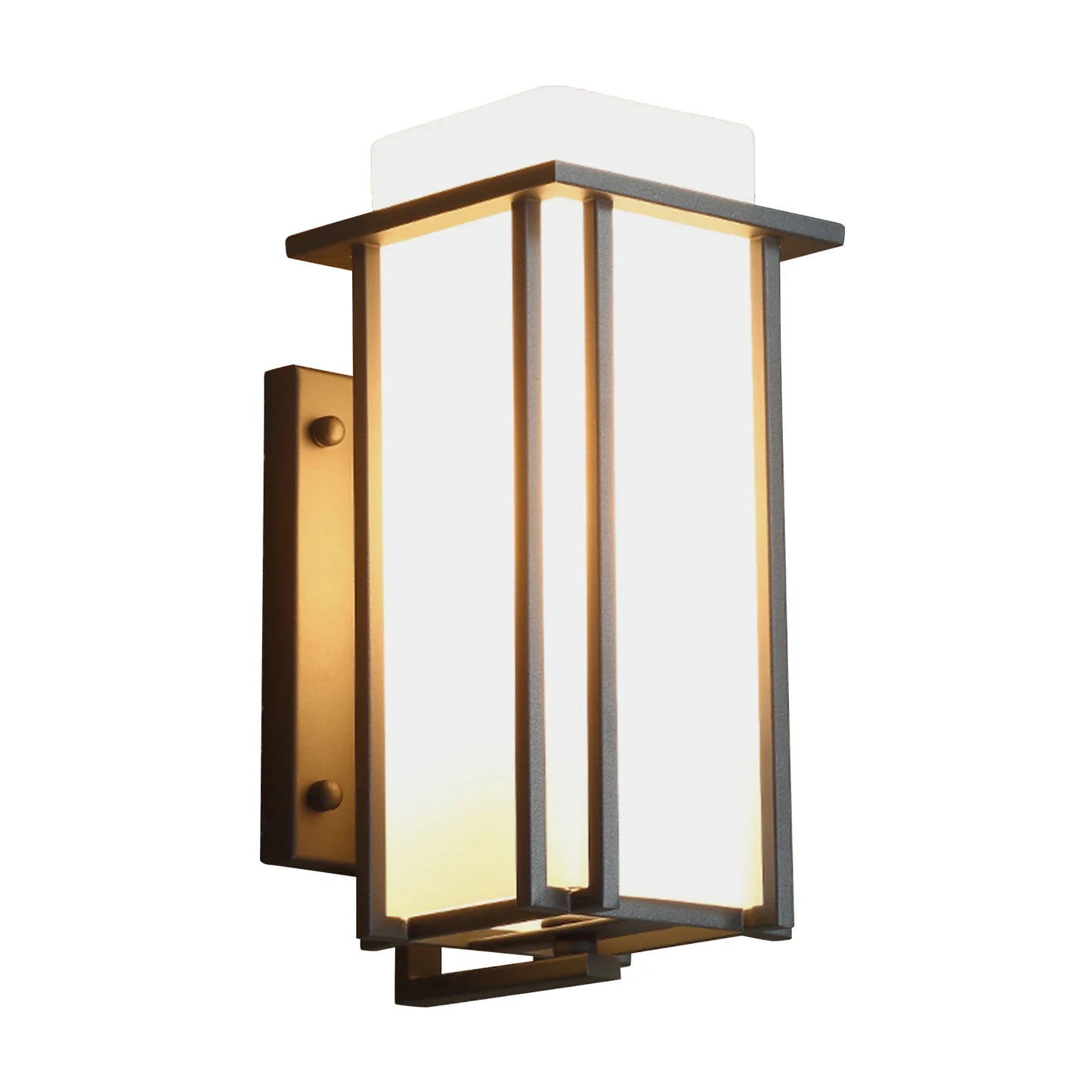 Outdoor Wall Lamp Weatherproof Rustproof Frosted Glass Porch