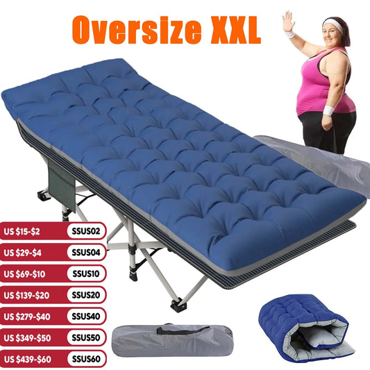 Snozeflex Portable Folding Camping Bed For Adults Outdoor Use