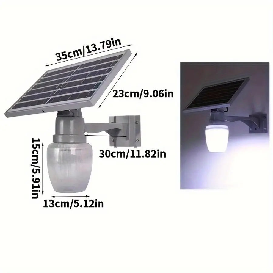 LED Solar Wall Lamp 100W Outdoor IP65 Waterproof Light