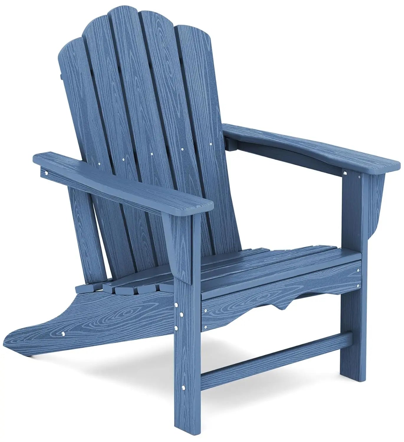 Folding Adirondack Chair HDPE All Weather Patio Outdoor Chair