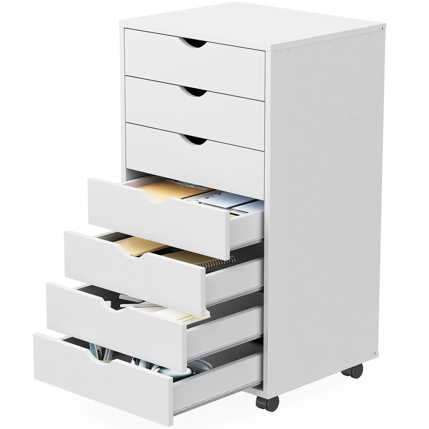 JHK 7-Drawer Chest Wheels Storage Organizer Bedroom
