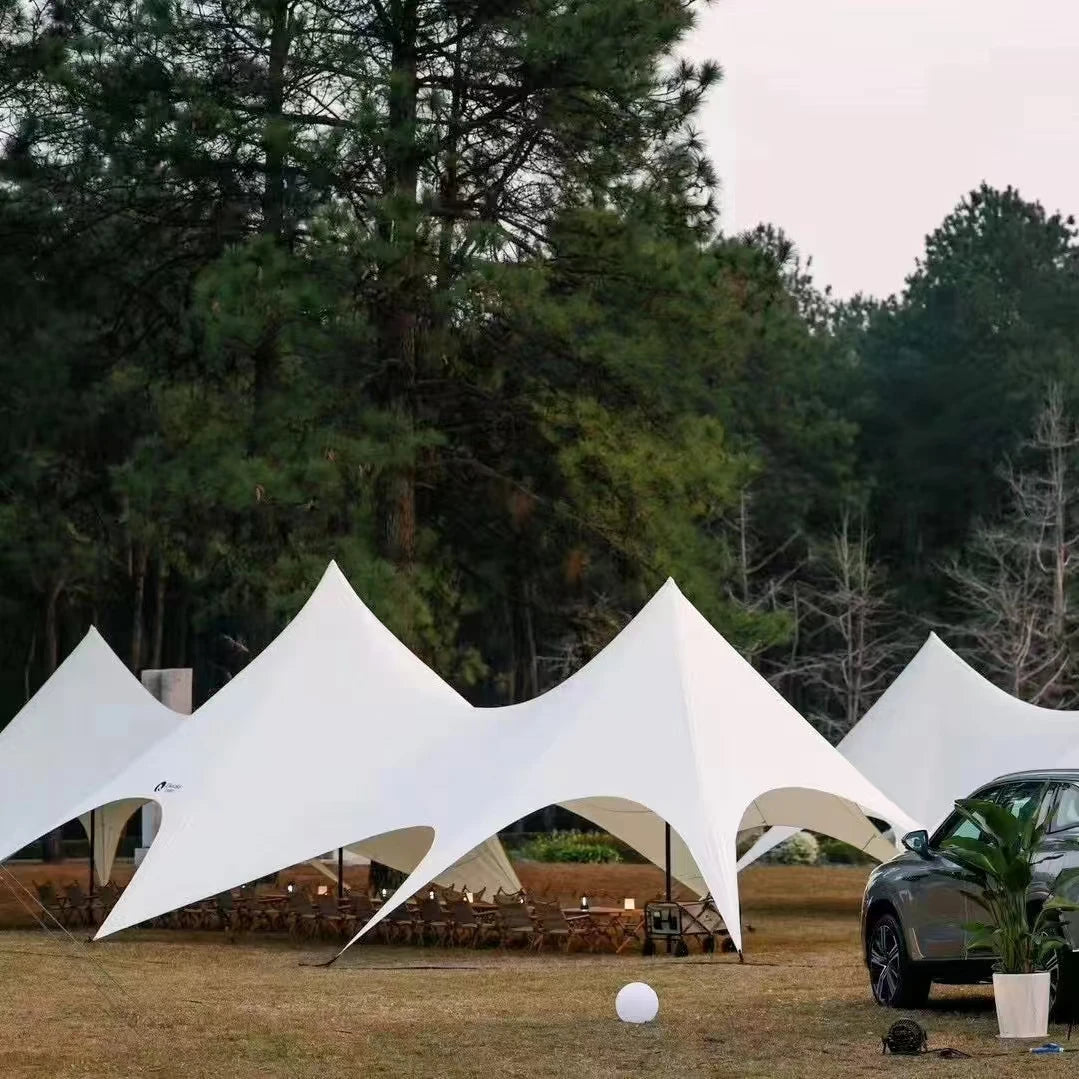 MOYU Star Canopy Tents Octopus Shape Double Pole 900D Oxford Cloth