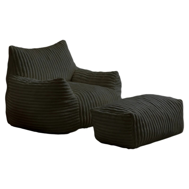 NONECN Reading Chair Bean Bag for Adults with Foam Comfort