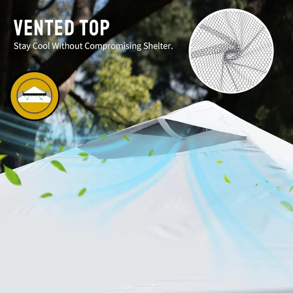 Quick Setup Outdoor Canopy Portable Gazebo for Sun Protection