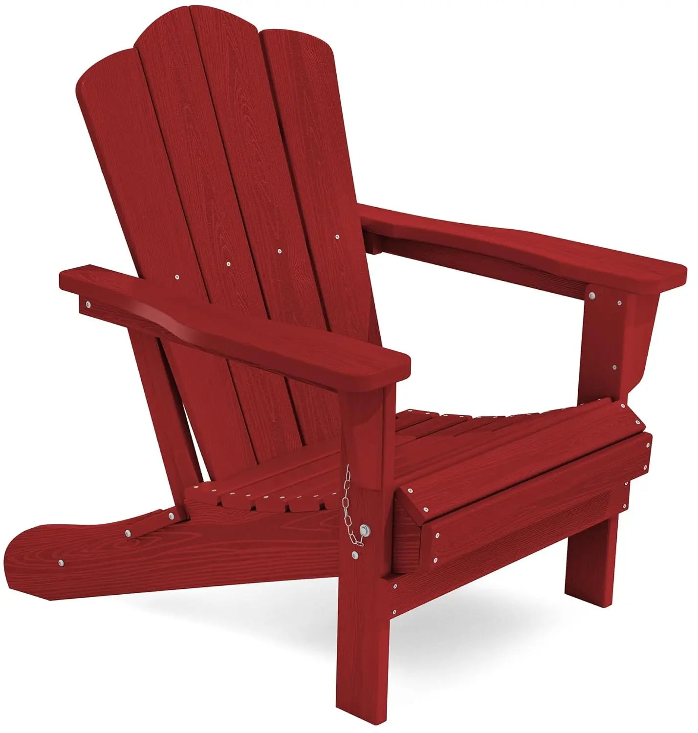 Folding Adirondack Chair HDPE All Weather Patio Outdoor Chair