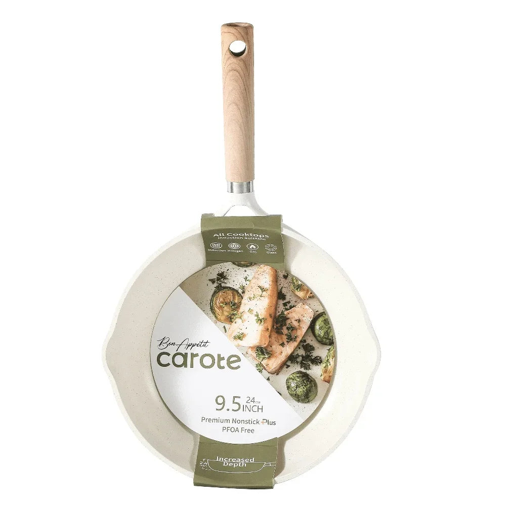 Nonstick Frying Pan With Granite Coating For Induction Cookware