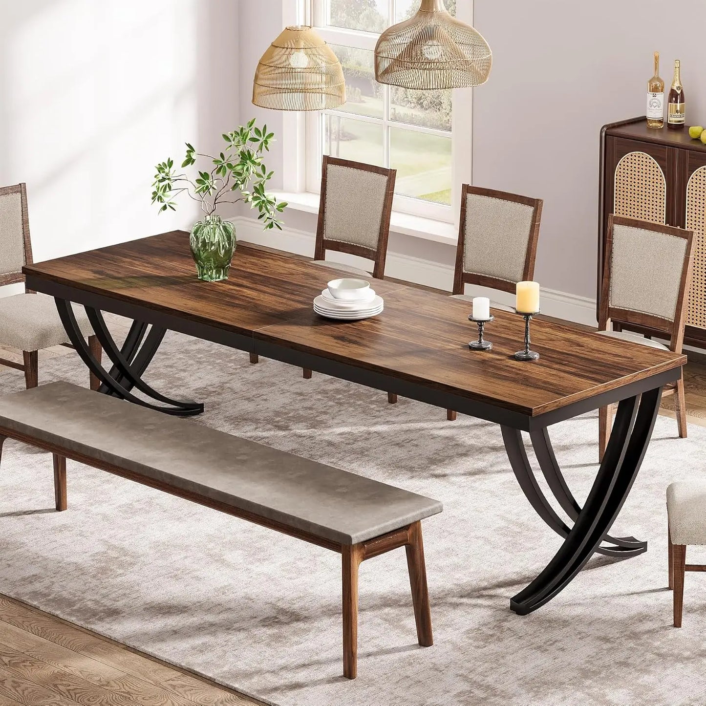 LITTLE TREE Rectangular Dining Table For Six To Eight