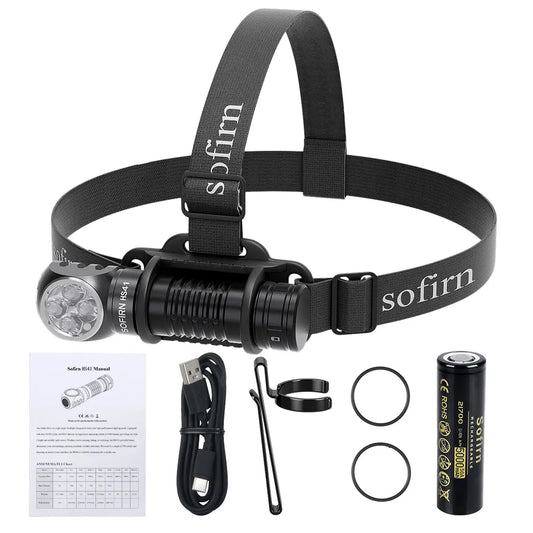 Sofirn HS41 Headlamp 4000lm USB-C Rechargeable LED Flashlight