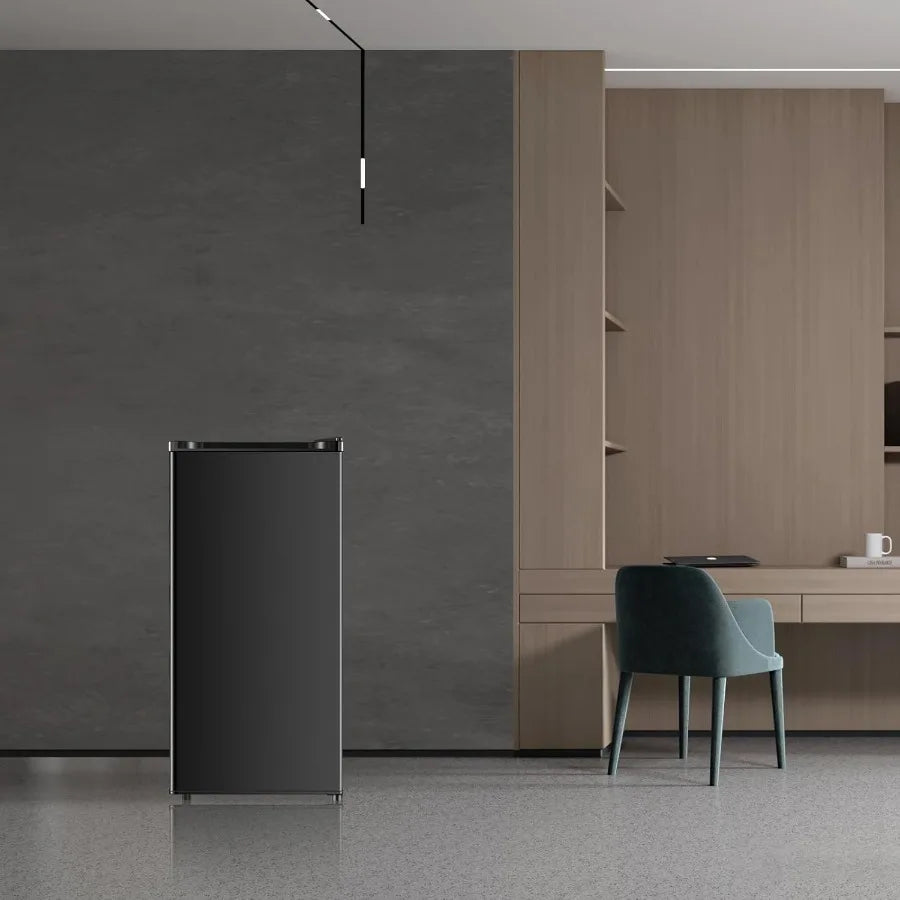 XMSJ Mini Fridge With Freezer Five Settings Temperature Control