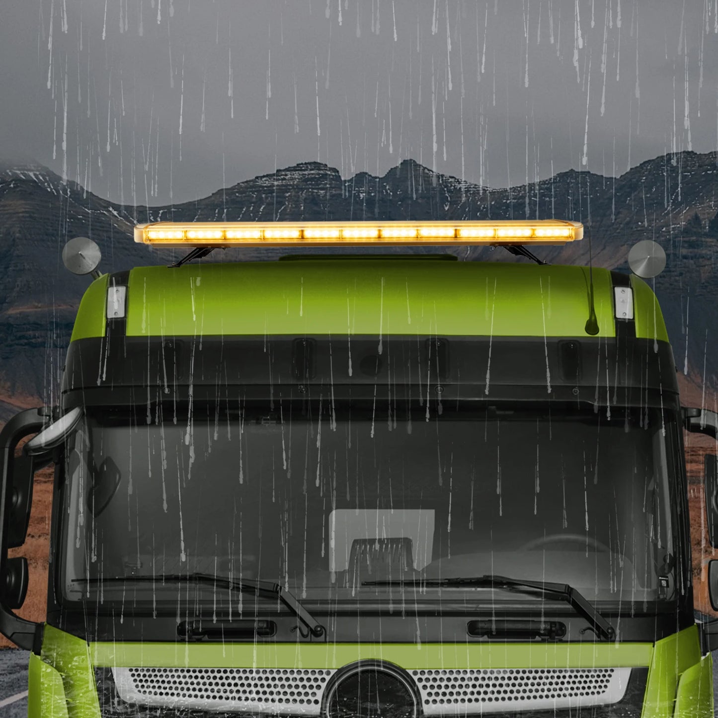 96LED 360 Degree Emergency Strobe Light Bar With Remote Control