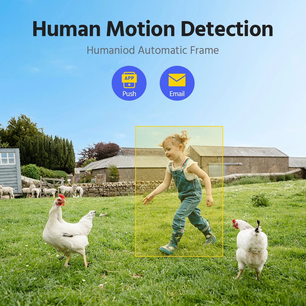 ANNKE 4MP Wireless Security Camera System 4CH NVR Kit