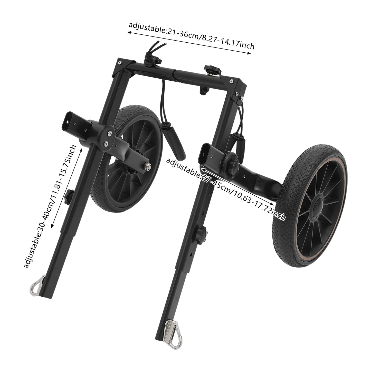 Bymaocar Adjustable Pet Trolley Dog Wheelchair Rehabilitation Aid