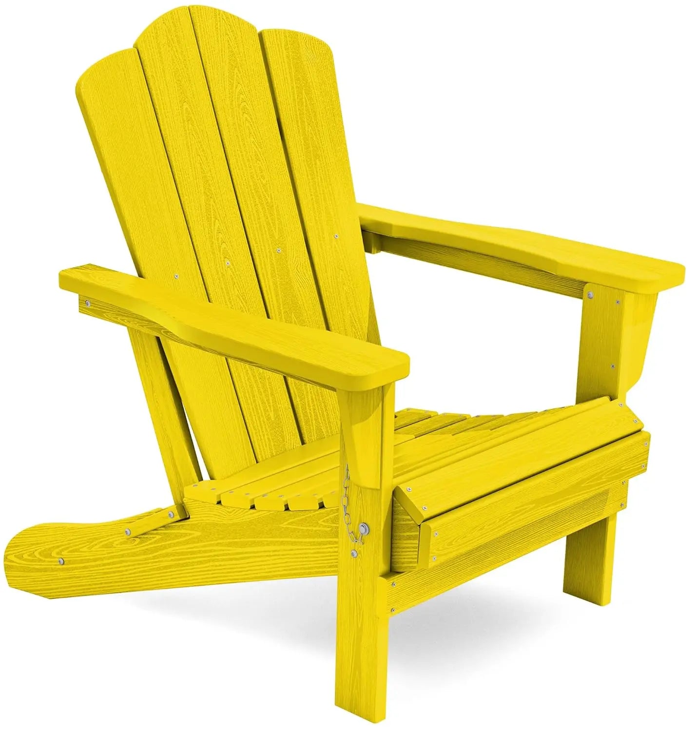 Folding Adirondack Chair HDPE All Weather Patio Outdoor Chair