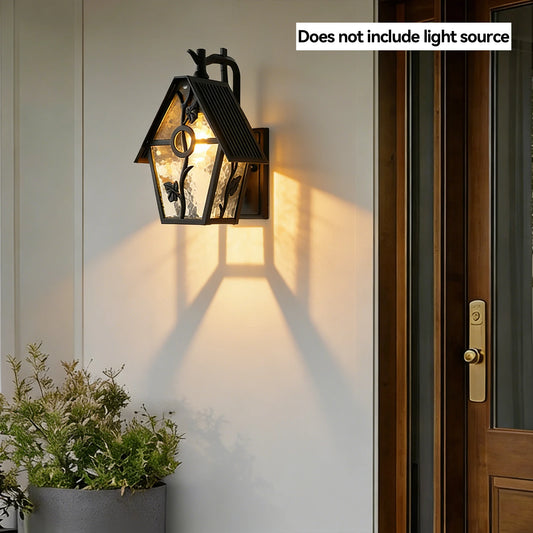 European Style Flower Wall Lamp For Indoor Outdoor Use