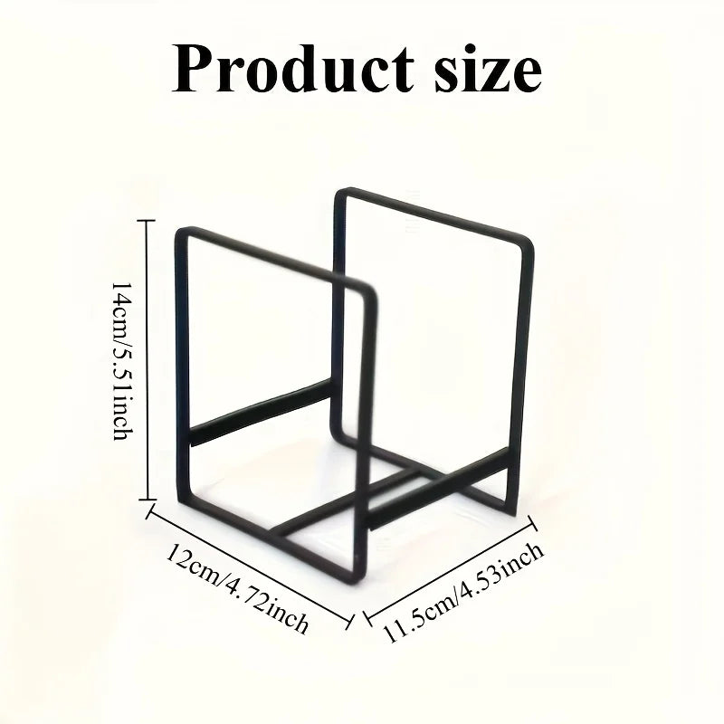 Stainless Steel Space Saving Dish Rack for Plates and Lids
