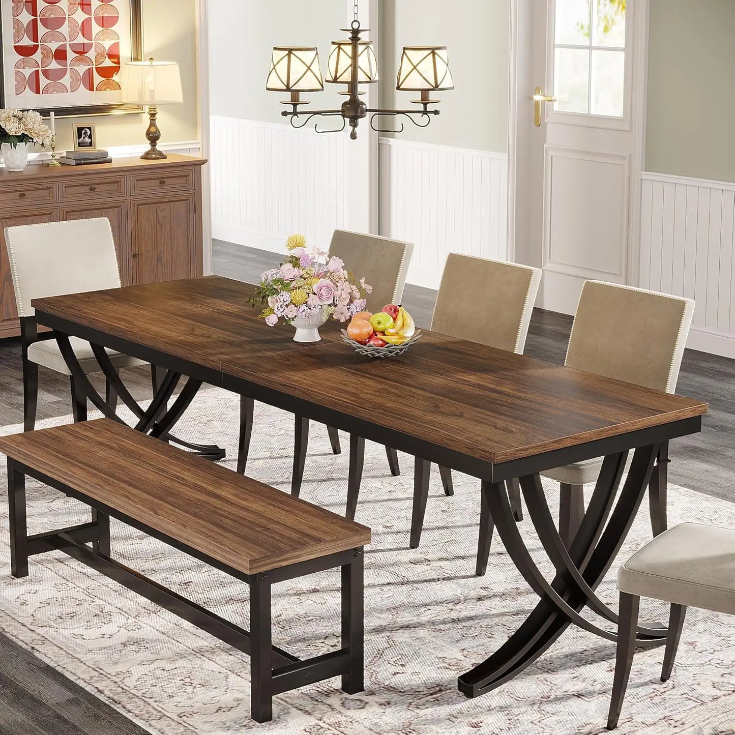 LITTLE TREE Rectangular Dining Table For Six To Eight