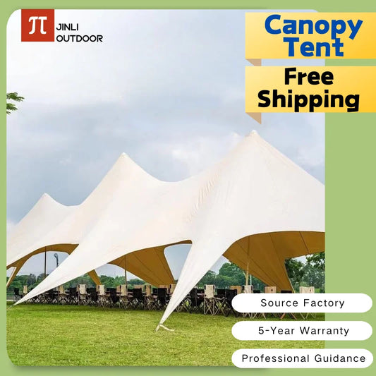MOYU Star Canopy Tents Octopus Shape Double Pole 900D Oxford Cloth