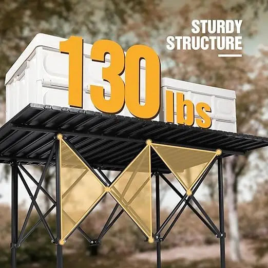 Foldable Roll Up Camping Table For Outdoor Barbecues And Picnics