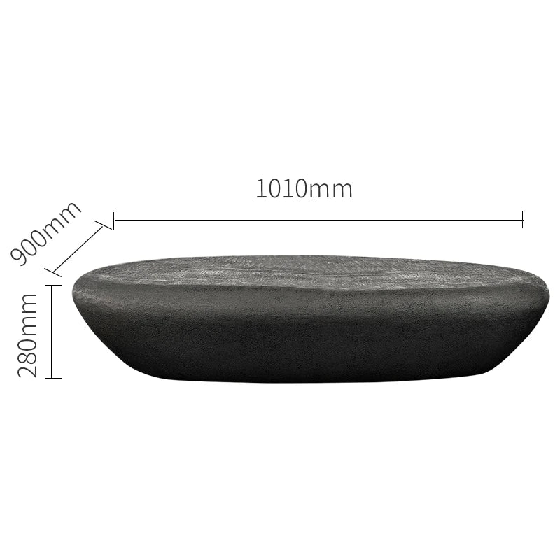 YUKAHOME Italian Designer Minimalist Industrial Coffee Table