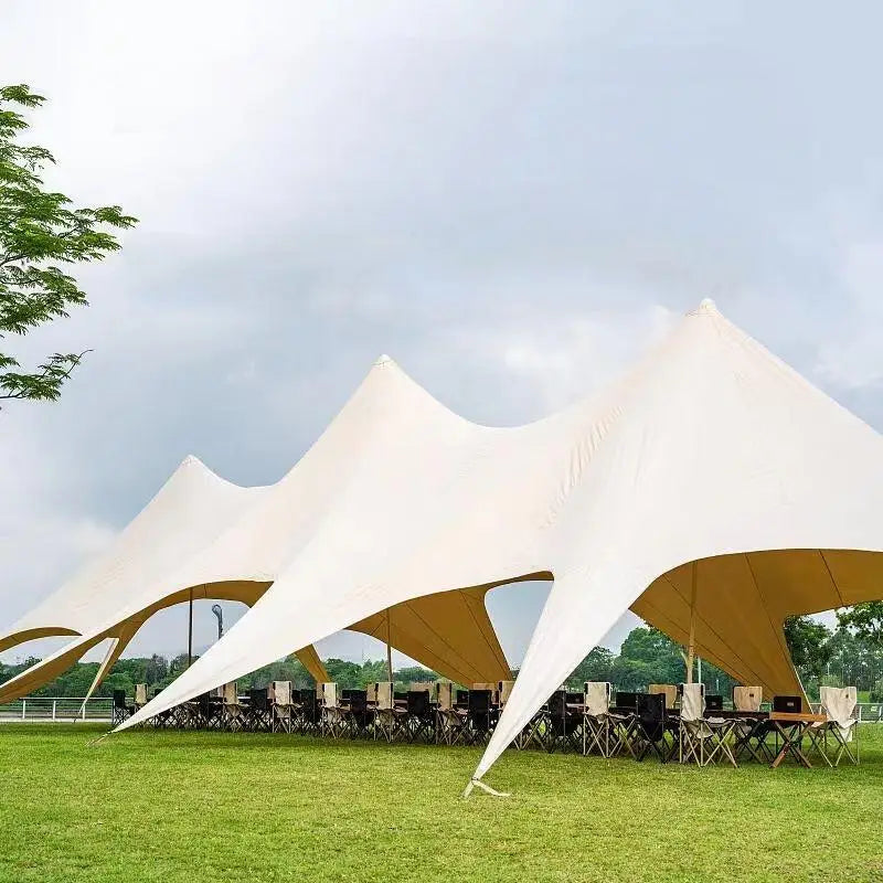 MOYU Star Canopy Tents Octopus Shape Double Pole 900D Oxford Cloth