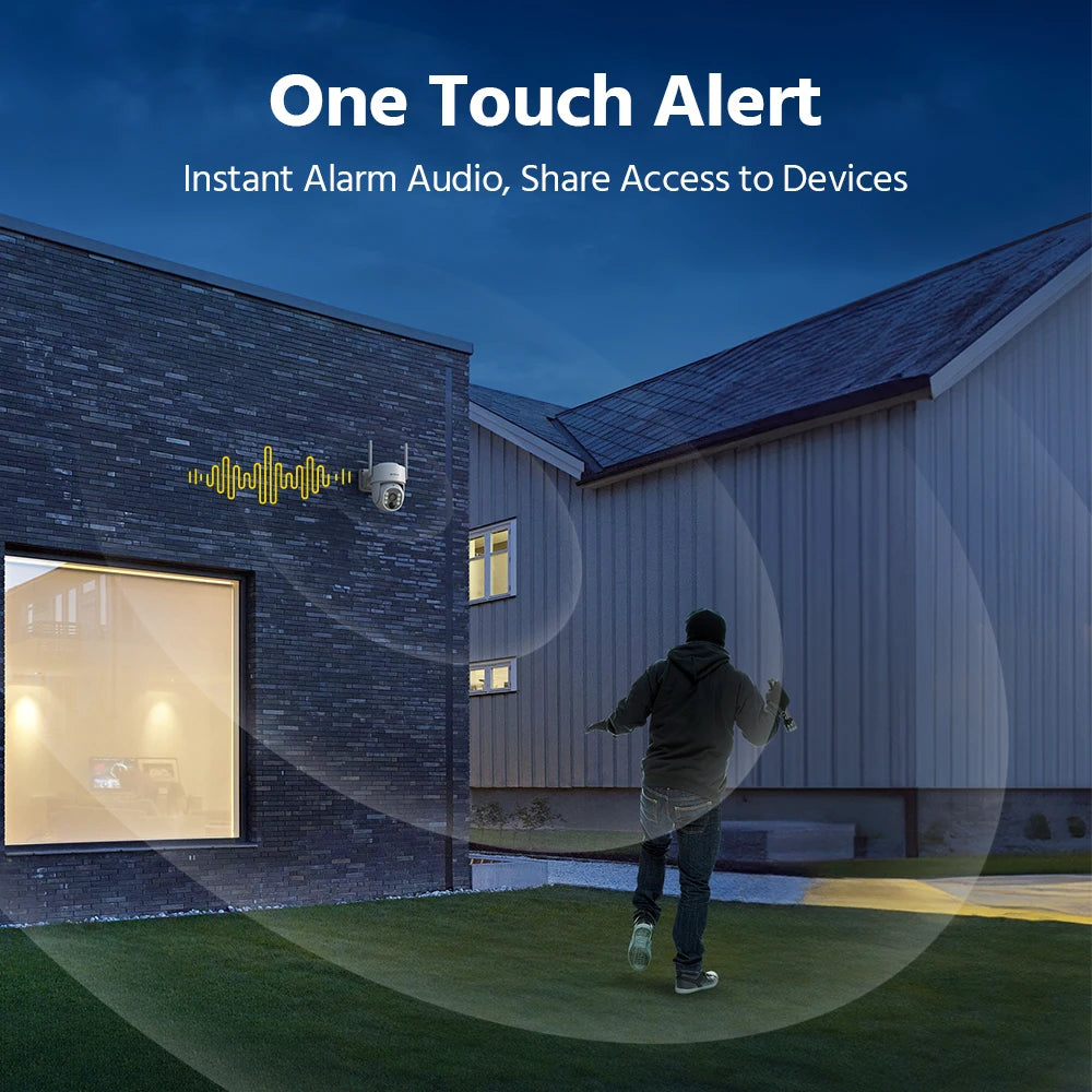 ANNKE 4MP Wireless Security Camera System 4CH NVR Kit